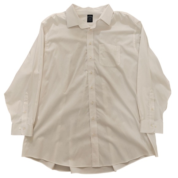 Brooks Brothers Other - Brooks Brothers Madison Fit Non-Iron Supima Cotton White Dress Shirt 20 36/37